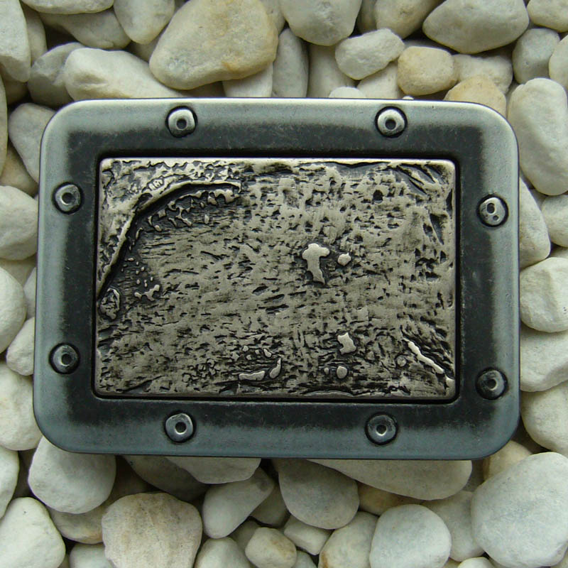 Andromeda, 4cm, altnickel-/alteisenfarbene Gürtelschließe, Schna