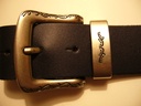 Laramie, 4cm, eisenfarbenes Western-Schließen-Set, Schnalle