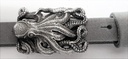 Octopussy, 2cm,silberfarbene Gürtelschließe, Schnalle