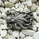 Octopussy, 2cm,silberfarbene Gürtelschließe, Schnalle