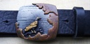CORVUS, 4cm,Gürtelschließe, Schnalle, Rabe, Steampunk, eisen-/me