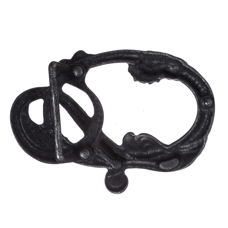 LEVIATHAN, 4cm,Gürtelschließe,, Schnalle WASSERDRACHE, zinnfarbe