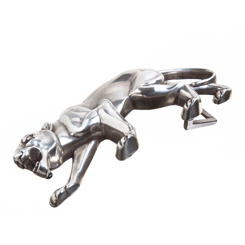 Puma, 4cm, silberne Gürtelschließe, Schnalle