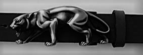 Guenhwyvar, 4cm, Schließe schwarzer Panther, Schnalle