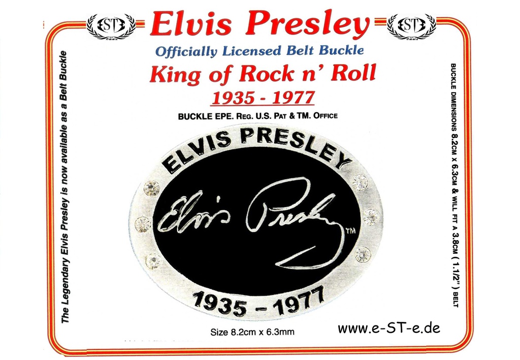Elvis buckle, 4cm,, Schnalle
