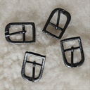 Mittelalter-Rüstungs-Schließe TRIM, 1,8 cm, Fb:schwarzeisen,Schn