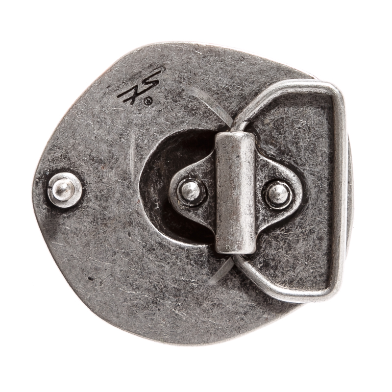 Wikinger Schild-Schließe altmessingfarben 4cm, Schnalle