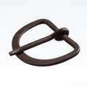 Iron 4, 4cm handgeschmiedete Eisenschließe, Schnalle