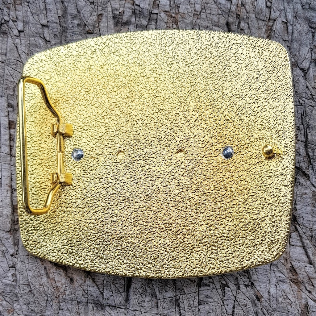 LION, silber/goldene 4cm Schließe, emailliert, Strass, Schnalle,