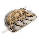 keltische Schließe "KEILER" , 4cm, Zinnschließe, Schnalle