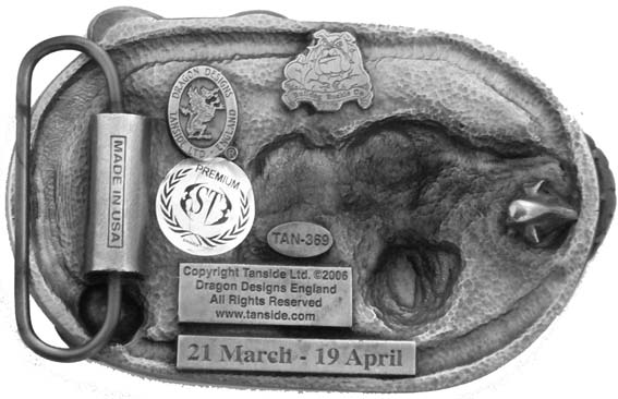 Sternzeichen Widder - Aries, 4cm Schließe, Schnalle