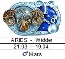 Sternzeichen Widder - Aries, 4cm Schließe, Schnalle