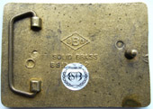 Frame - brass square, 4cm Messing-Schließe, Schnalle