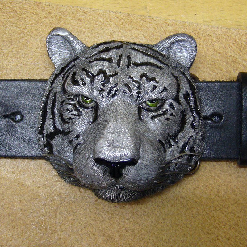 Tiger, 4cm Gürtelschließe, Schnalle