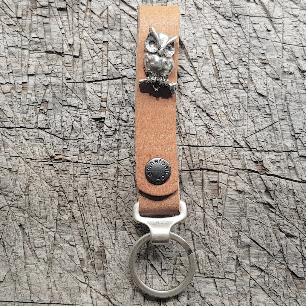 Schlüsselanhänger SLING, Eule, silber