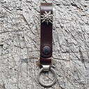 Schlüsselanhänger SLING, Edelweiß, silber
