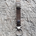 Schlüsselanhänger SLING, Edelweiß, messing