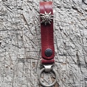 Schlüsselanhänger SLING, Edelweiß, messing