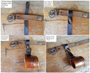 Krughalter,Fb:dunkelbraun,Leder,Mittelalter,Larp,Wikinger,Cospla