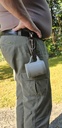 Krughalter CERVO,Zier-Beschlag Hirsch,Leder,Mittelalter,Tracht,L