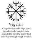 VEGVISIR, groß, eisenfarben