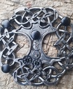 YGGDRASIL Gewand-Verschluß "XL",Fb:eisen,Weltenesche,Baum,Mantel