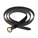 Spätmittelalter-Gürtel aus Leder - 2 cm 2