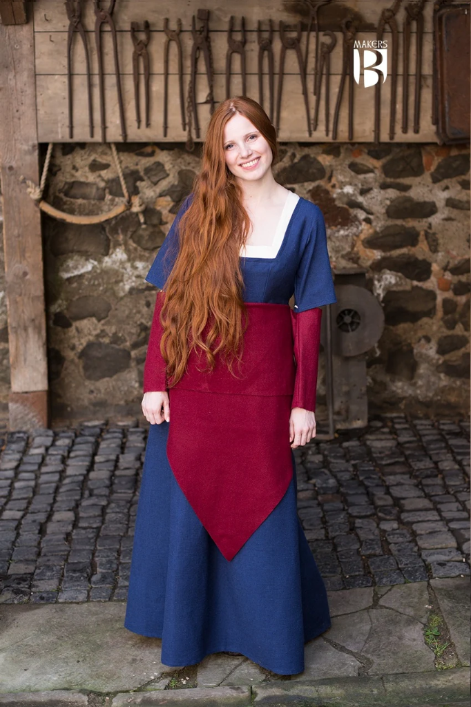 [14434] Tuch Bertrude in Rot - DarkDirndl von Burgschneider