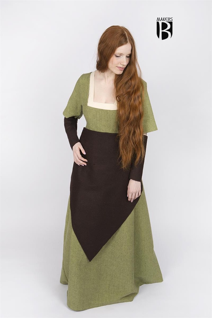 [14436] Tuch Bertrude in Braun - DarkDirndl von Burgschneider