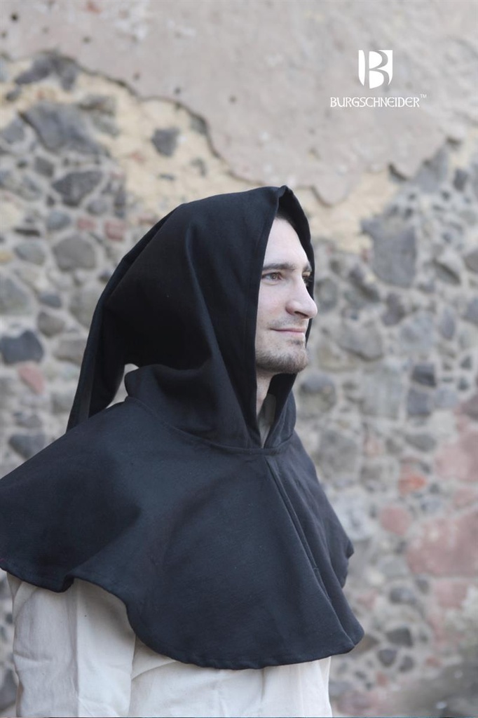 Gugel Capellus, Schwarz Mittelalterliches vom Burgschneider