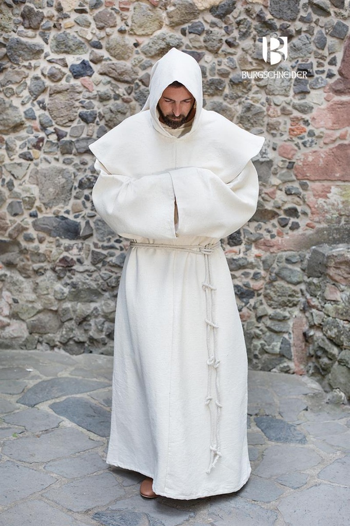 [060008NN22-S/M] Mönchskutte Benediktus, Natur Mittelalterliches vom Burgschneider (S/M)