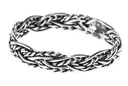 Ring Ricara aus Silber 925 – Zarter Wikinger Zopfring 3 mm handgeschmiedet