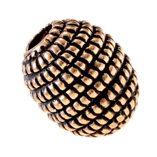 [07 BEA 08.b] Wikinger-Perle Nr. B8 / Loch 4 mm (Bronze)