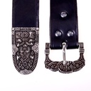 Wikinger Gürtel Gokstad 4 cm mit Riemenende Langgürtel