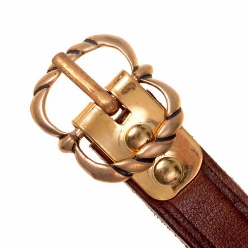 [10 MA-15 Nevi.br] Mittelaltergürtel "Neville" - 1,5 cm (braun)