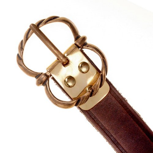 [10 MA-2 Some.nl.br] Mittelaltergürtel "Somerset" - 2 cm (S, braun)