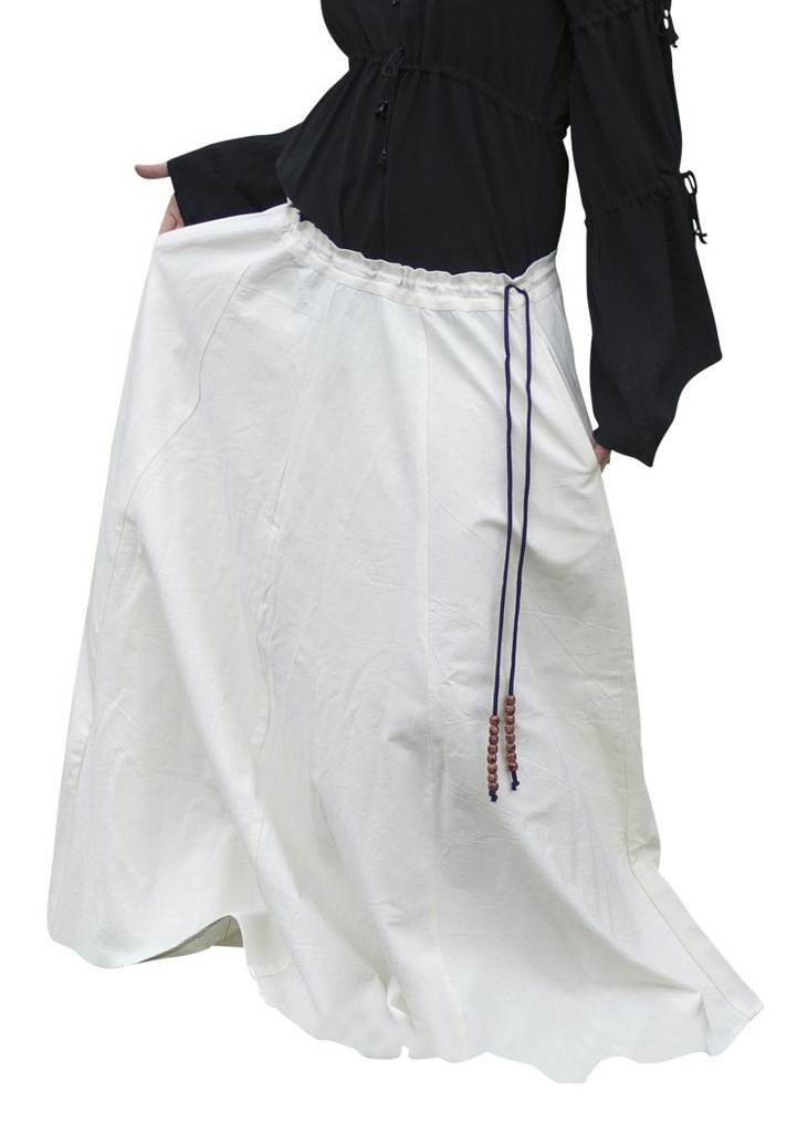 Mittelalterlicher Rock weit ausgestellt, 100% Baumwolle  Mittelalter Kostüm Historisches Gewand