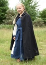 Umhang für Kinder Paul, schwarz - Gewand für Mittelalter, Larp und Reenactment