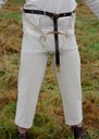 Mittelalterhose aus Baumwolle mit Nesteln, naturfarben - Spätmittelalter Look von Mittelalter Shopping