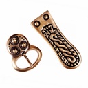 Alamannische Gürtelgarnitur  für 3 cm Gürtel