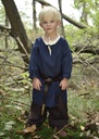 Kinder Tunika Arn blau, Baumwolle - Gewand für Mittelalter, Larp und Reenactment