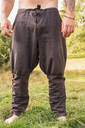 Wikingerhose mit Beinschnürung "Magnus" Braun Baumwolle