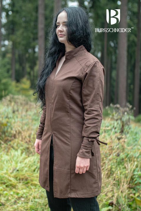 [35439-001] Tunika Theresa - Braun -  Mittelalterliches vom Burgschneider - Ranger Kollektion (S)