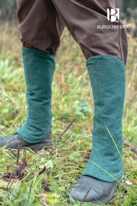[35441-001] Beinstulpen Nares - Grün -  Mittelalterliches vom Burgschneider - Ranger Kollektion (S)