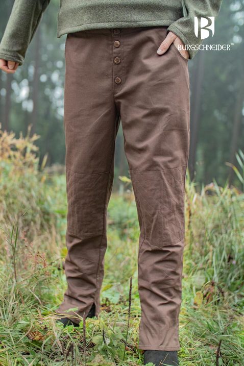 [35446-001] Hose Kergon, Braun - Mittelalterliches vom Burgschneider - Ranger Kollektion (S)