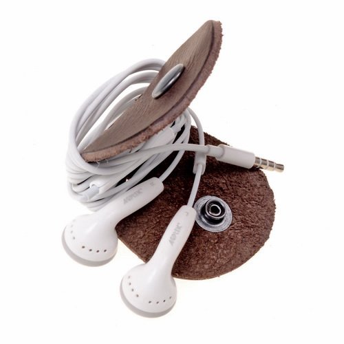 "Wire-Boy" Kabelordner aus Leder Kabel-Organizer