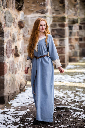 Wikingerkleid "Freya" taubenblau