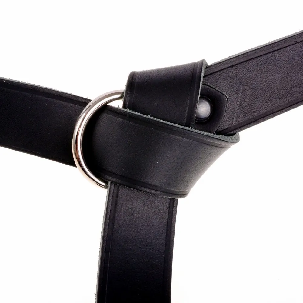 [10 Ring-G 3 KE.br] Eisenzeitlicher Ringgürtel 3 cm Kernleder (braun)