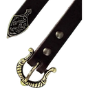 Wikinger-Gürtel - 2 cm + Riemenende