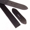 Maßgürtel Rohling  aus Spaltleder 4  cm breit